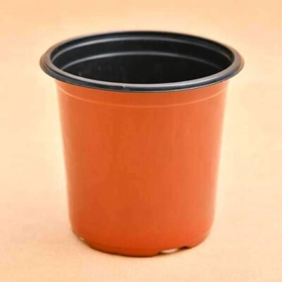 7.2 inch (18 cm) Round Plastic Thermoform Pot (Terracotta Color) (set of 20) - Shop now at Trigart Flower Nursery